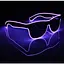 Окуляри світлодіодні Leds сонцезахисні El Neon ray purple неонові - мініатюра 1