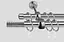 Карниз для штор металлический, двухрядный 19 мм, Модуло Сталь - миниатюра 1