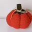 Декоративний текстильний виріб Прованс Pumpkin помаранчевий 15 см (40268) - мініатюра 2
