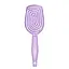 Щітка для волосся масажна продувна Salon Professional з нейлоновою щетиною 98290 SL, Purp Пурпурна - мініатюра 1