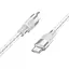 Кабель Hoco X99 Crystal junction Type-C to Type-C silicone charging data cable 1 м 60W/3A - мініатюра 2