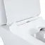 Унитаз-компакт Qtap Presto безободковый с сиденьем Soft-close QT24221217AW, Белый - миниатюра 3