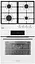 Комплект Hansa духовка электрическая + эмалированная газовая поверхность белый - миниатюра 2