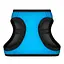 Шлея для собак мягкая Waudog Clothes с QR паспортом, Colors of freedom, XS2, В 28-31 см, С 20-22 см - миниатюра 3