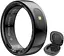 LYEAA R08 Smart Ring Монітор кисневого тиску із зарядним футляром Bluetooth Smart Ring, 10 розмір - мініатюра 1