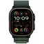 Apple Watch Ultra 2 2024, 49мм, Black Titanium, Dark Green Alpine Loop, Размер M (Grade A) Seller Refurbished - миниатюра 2