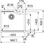 Franke Мойка кухонная Urban фрагранит прямоугольная без крыла 560х500х230 мм чаша - 1 врезная черный - миниатюра 2