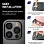 Защитное стекло Epik Metal Classic на камеру в упаковке для Apple iPhone 16 Pro 6.3/16 Pro Max 6.9 Черный/Black - миниатюра 6
