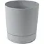 Вазон Lamela Aura с подставкой 23х24 см серый бетон (9701254) - миниатюра 1