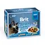 Вологий корм Brit Premium Cat Family Plate Gravy pouches 1020 г для кішок асорті з 4 смаків - мініатюра 1