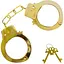 Наручники Toy Joy Fun Cuffs золотий - мініатюра 1