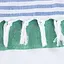 Рушник пештемаль Lovely Svi бавовняний, пляжний, хамам, spa - XХL 100x180 см Green/Blue Stripes (6032025) - мініатюра 4