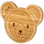 Бамбукова тарілка ведмедик FreeON з силіконовою присоскою - мініатюра 1