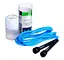 Скакалка PowerPlay 4201 Basic Jump Rope Синяя 2,8 м (PP_4201_Blue) - миниатюра 4
