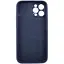 Чохол Epik Silicone Case Full Camera Protective AA для Apple iPhone 12 Pro 6.1 Темно-синій/Midnight blue - мініатюра 4