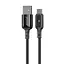 Кабель Proove Flex Metal USB to Type-C 3A (1m) black (CCFM20001201) - мініатюра 1