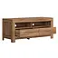 Тумба під телевізор з підсвіткою ВМК (БРВ) Герман RTV2S/6/14 Дуб стерлінг (GRB-1964) - мініатюра 2
