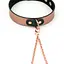 Нашийник із затискачами для сосків Liebe Seele Rose Gold Memory Collar With Nipple Clamps - мініатюра 10
