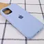 Чохол Silicone Case Full Protective (AA) для Apple iPhone 16 Pro Max (6.9) Блакитний / Lilac Blue - мініатюра 2