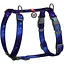 Шлея для собак Waudog Nylon анатомічна H-подібна з QR-паспортом, малюнок "NASA21", пластиковий фастекс, M - мініатюра 1