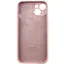 Чохол Epik Silicone Case Full Camera Protective AA для Apple iPhone 13, 6.1 Рожевий/Chalk Pink - мініатюра 4