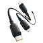 Кабель Baseus Silky One-for-Three Fast Charging Type-C to Micro USB+Lightning+Type-C 100W 1.5m black (P10377706123-00) - мініатюра 5