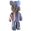 Конструктор картонний 3D-пазл Bearbrick синій (ZX-152) - мініатюра 1