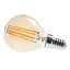 Лампа Brille світлодіодна LED 4W E14 COG WW G45 Amber 220 В - мініатюра 4