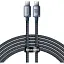 Кабель Baseus Crystal Shine Series USB-C to USB-C 100W 2m Black (CAJY000701) [141253] - мініатюра 1