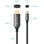 Кабель USB 3.1 Type-C M - HDMI M, 1.8m 8K 60 Гц Zinc Alloy TPE Black Vention - миниатюра 4