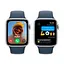 Смарт-часы Apple Watch SE 2 GPS 40 mm Silver Aluminium Case with Storm Blue Sport Band S/M (MRE13) - миниатюра 4
