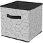 Кошик Idea Home Waves тканинний 30x30x30 см (NP-104L квад. ткан. Waves) - мініатюра 1