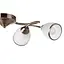 Люстра потолочная Brille классическая E14 60W BZ (LK-166C/4) - миниатюра 2