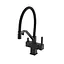 Змішувач для кухні під фільтр з гнучким виливом чорний матовий Frap G4395-66 Чорний матовий - мініатюра 1