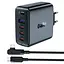 МЗП Acefast A37 PD100W+QC3.0 GaN (1USB-A/3C) + кабель Type-C to Type-C 2m Black - мініатюра 1