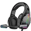 Ігрові навушники Real-El GDX-7680 Stereo Black з мікрофоном - мініатюра 1