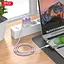 Мережевий зарядний пристрій XO CE18 (EU) PD30W USB-C fast charging charger with Lightning cable Фіолетовий - мініатюра 2