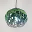 Подвес с фактурным стеклянным плафоном в зеленом цвете | Line F | Арт. 0619/1 Green - миниатюра 4