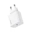 Сетевое зарядное устройство для Usams US-CC226 T65 PD20W TYPE-C Fast Charger (EU) Белый - миниатюра 1