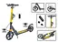 Самокат Scale Sports 93х38х91-105 Жовтий 000248275 - мініатюра 2