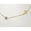 Золотое колье Столичная Ювелирная Фабрика с фианитом. 350968Ж 45 - миниатюра 2
