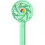Дитячий портативний USB-вентилятор Mini Fan на акумуляторі зелений (2628-1) - мініатюра 1