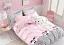 Комплект постільної білизни з компаньйоном R7624 pink - мініатюра 1