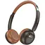 Бездротові навушники Hoco W62 Verso retro BT headphones, BT5.4, 300mAh, 30h, brown - мініатюра 1