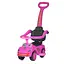 Дитяча каталка-толокар M 5763L-8 рожевий, з батьківською ручкою - мініатюра 1