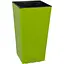 Кашпо Plastkon Elise 30х30х58 см матовое салатовое - миниатюра 1