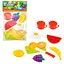 Фрукти на липучках "Що є на кухні?" 65298 4FUN Game Club, 11 елементів, досточка, ніж, у пакеті (6980629382135) - мініатюра 1