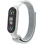 Ремешок Nylon Mi Band 3/4/5/6/7 Серебристый (04) - миниатюра 1