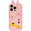 Чохол Epik TPU Toys Case with Ears для Apple iPhone 16 Pro 6.3 Light Pink - мініатюра 2