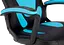 Уценка. Геймерское детское кресло GT Racer черное с синим (X-1414 Black/Light Blue) - миниатюра 6